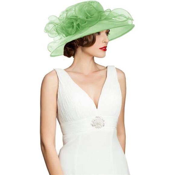 Women\'s Kentucky Hat Wide Brim Green main image 3